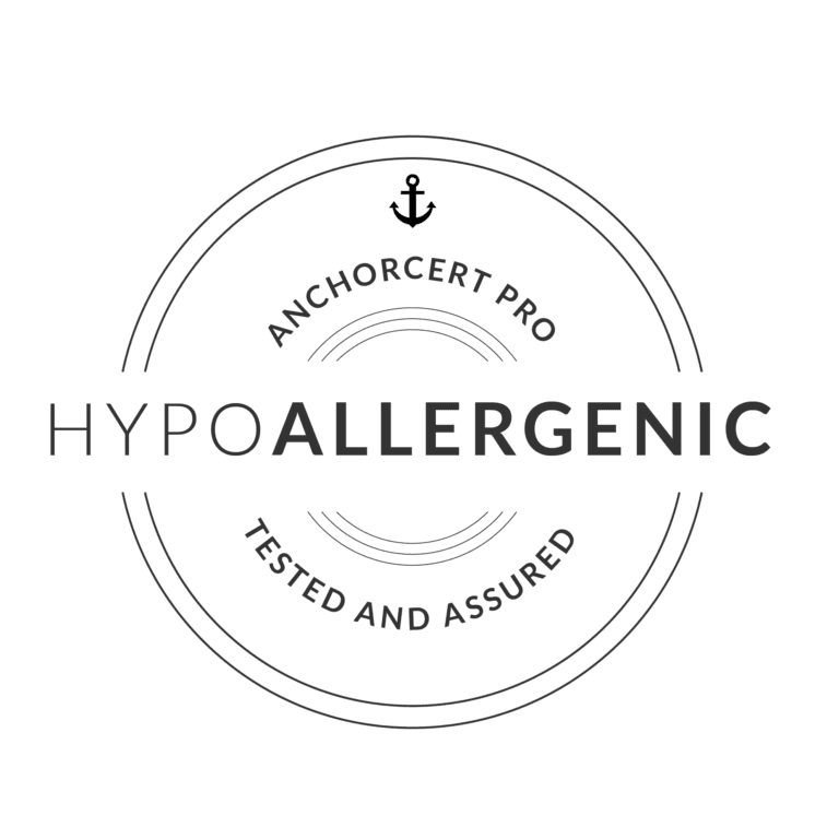 Hypoallergenic testing logo